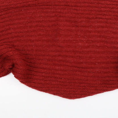 Per Una Womens Brown  Knit Cape Jumper Size L