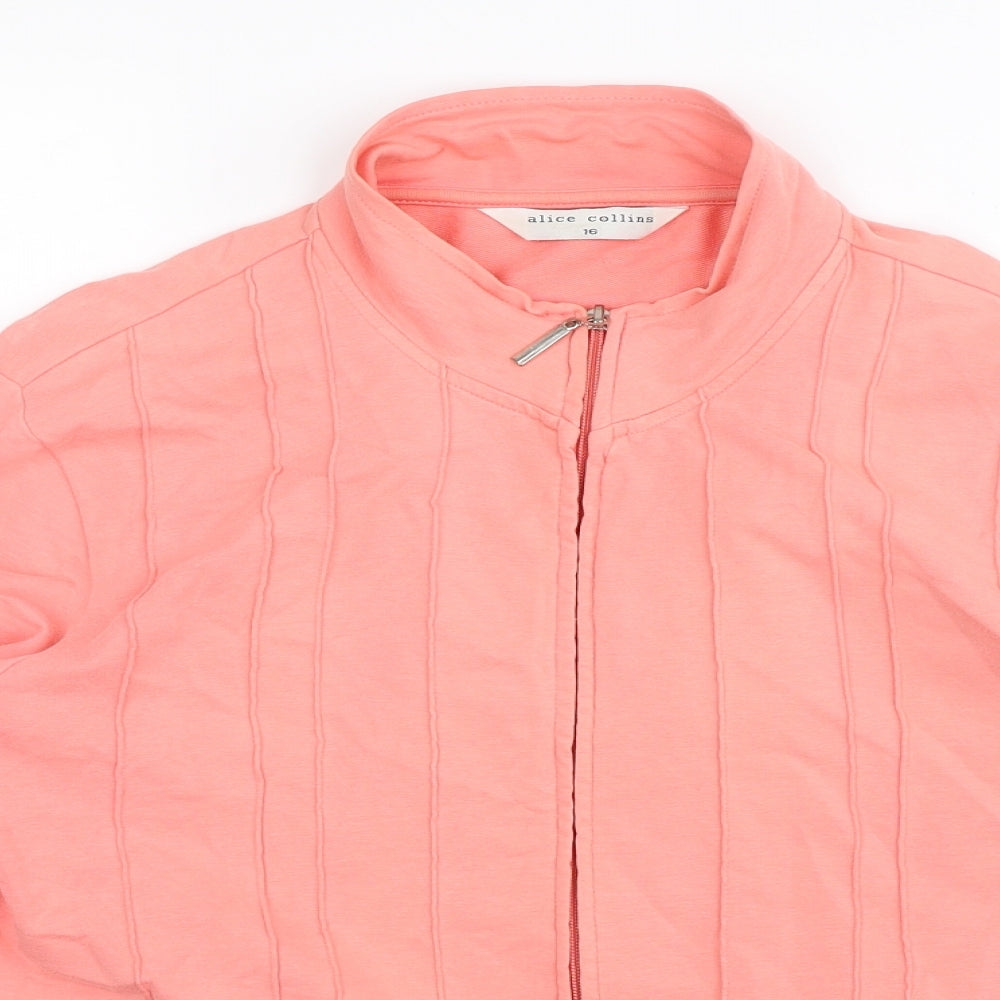 Womens UK Size 16 Alice Collins Pink Jacket