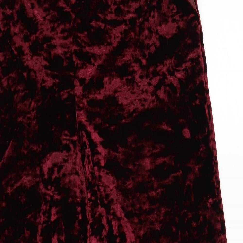 New Look Womens Brown   Cropped Trousers Size 14 L23 in