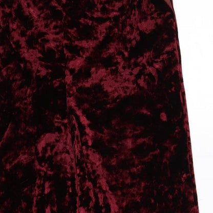 New Look Womens Brown   Cropped Trousers Size 14 L23 in