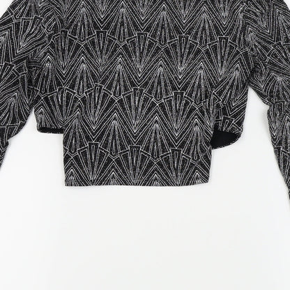 Womens UK Size S H&M Silver Basic Blouse