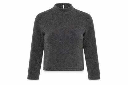H&M Womens Silver   Basic Blouse Size M