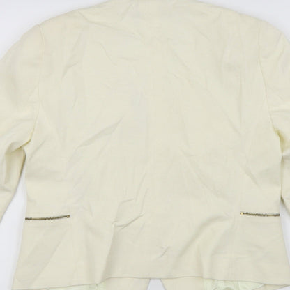 CC Womens White   Jacket Blazer Size 10