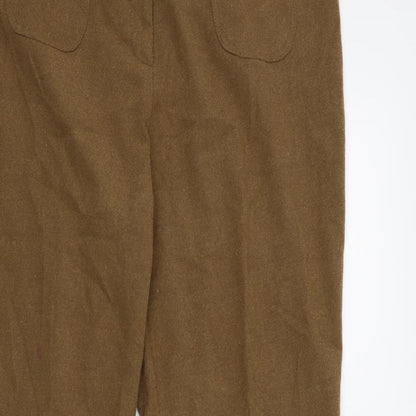 Internarcionale Womens Beige   Trousers  Size 16 L31 in