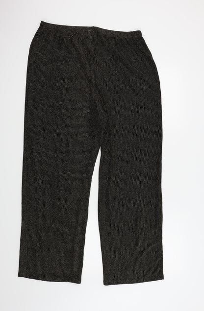 Roland Klein Womens Gold   Trousers  Size 16 L29 in
