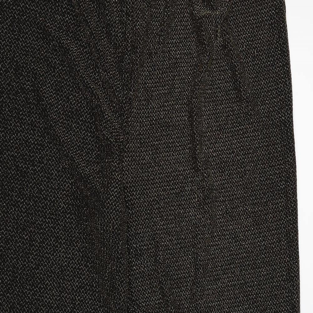 Roland Klein Womens Gold   Trousers  Size 16 L29 in