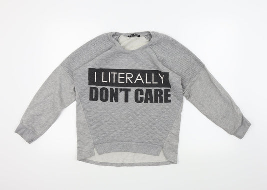 Select Womens Grey   Pullover Jumper Size 8