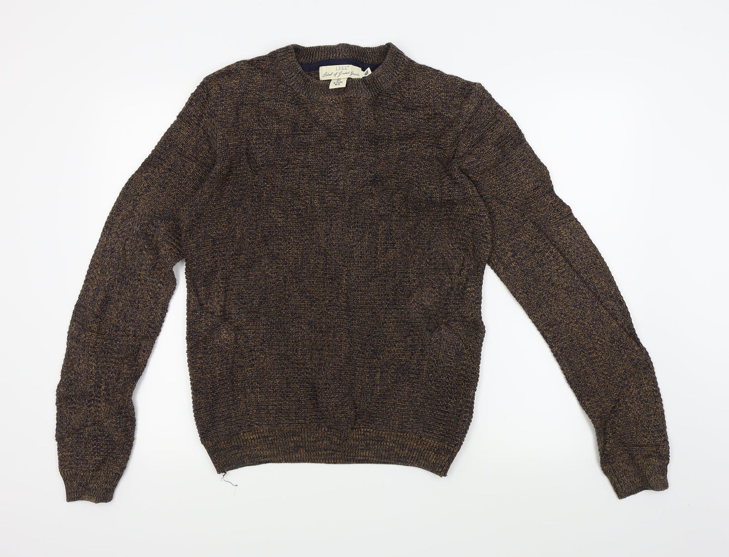 H&M Mens Brown   Pullover Jumper Size S