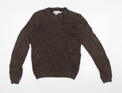 H&M Mens Brown   Pullover Jumper Size S