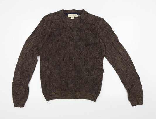 H&M Mens Brown   Pullover Jumper Size S