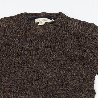 H&M Mens Brown   Pullover Jumper Size S