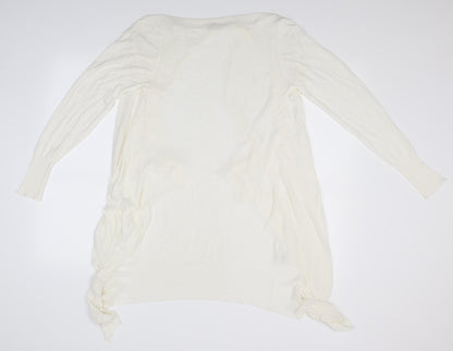 Suzy D Womens Ivory   Cardigan Jumper Size M