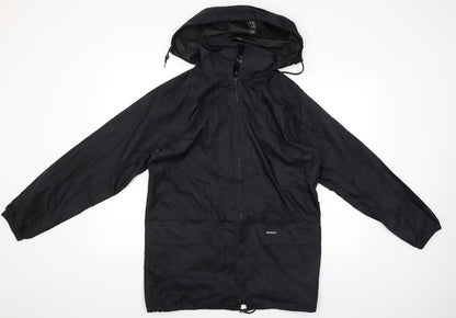 Mens UK Size S Highpoint Black Rain Coat