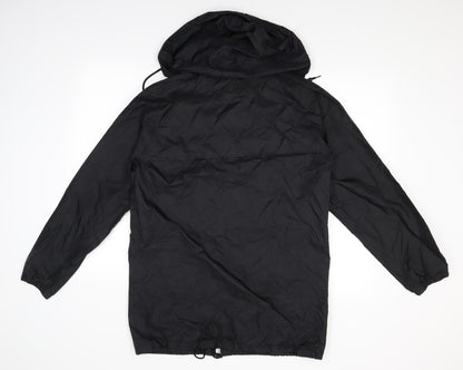 Mens UK Size S Highpoint Black Rain Coat