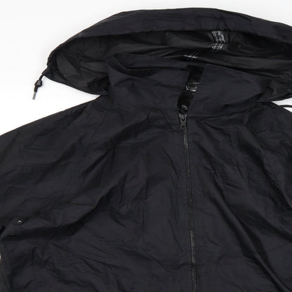 Mens UK Size S Highpoint Black Rain Coat