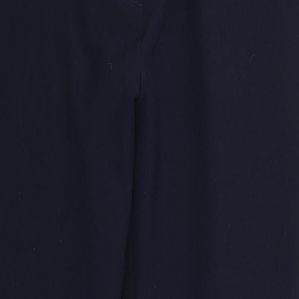 Womens UK Size 10 Classic Regular Blue Suit Trousers