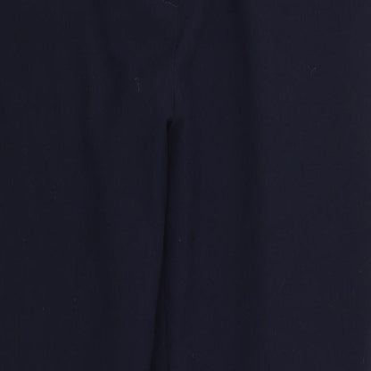 Womens UK Size 10 Classic Regular Blue Suit Trousers