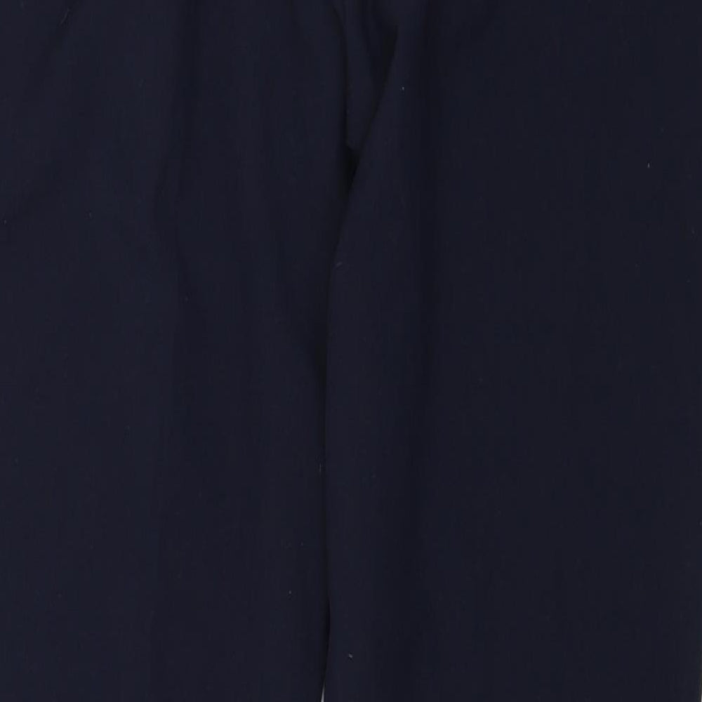 Womens UK Size 10 Classic Regular Blue Suit Trousers