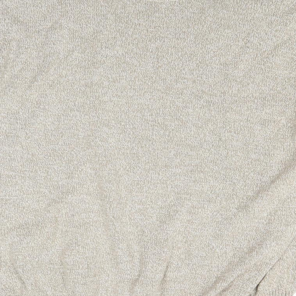 Lincoln Mens Ivory  Knit Pullover Jumper Size L