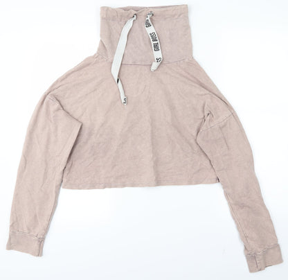 Select Womens Beige   Pullover Jumper Size 10  - Cropped