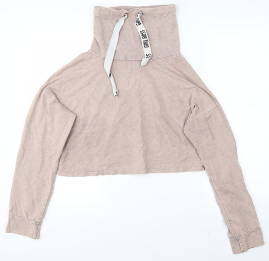 Select Womens Beige   Pullover Jumper Size 10  - Cropped