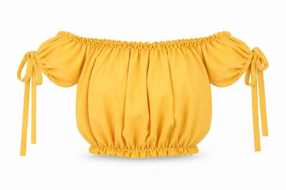 Womens UK Size 6 New Look Yellow Basic T-Shirt