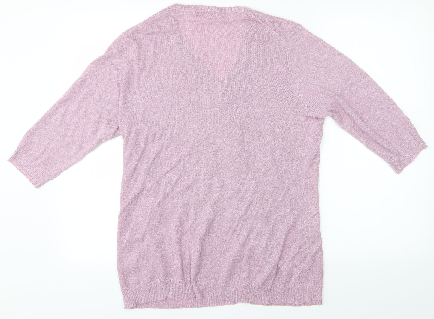 Womens UK Size 14 Michele Hope Pink Basic Blouse
