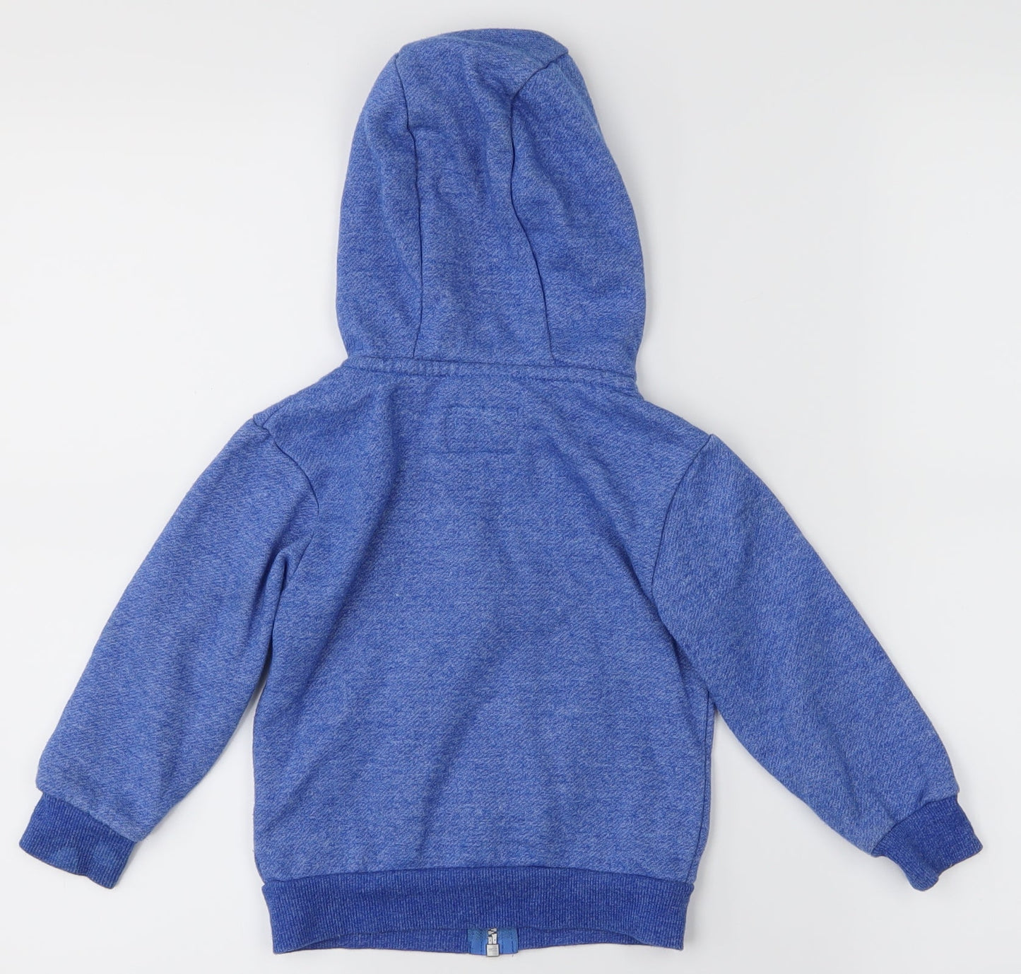 Mini Rebel Boys Blue   Full Zip Hoodie Size 2-3 Years