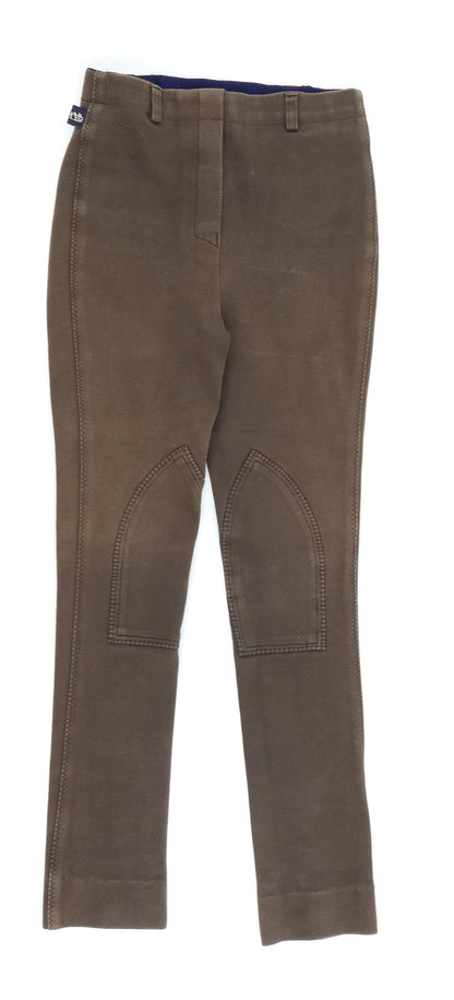 Harry Hall Girls Brown   Capri Trousers Size 8-9 Years - Jodhpurs