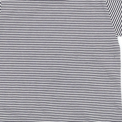 Desiderio Girls Blue Striped  Basic T-Shirt Size S  - yachting club amalfi