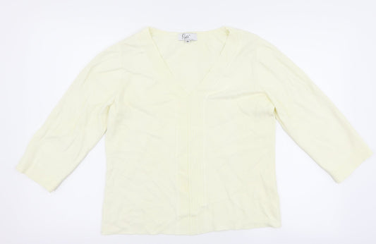 Klass Womens Ivory   Pullover Jumper Size M