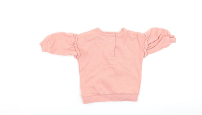 George Girls Pink   Pullover Jumper Size 0-3 Months  - Disney Mickey Mouse