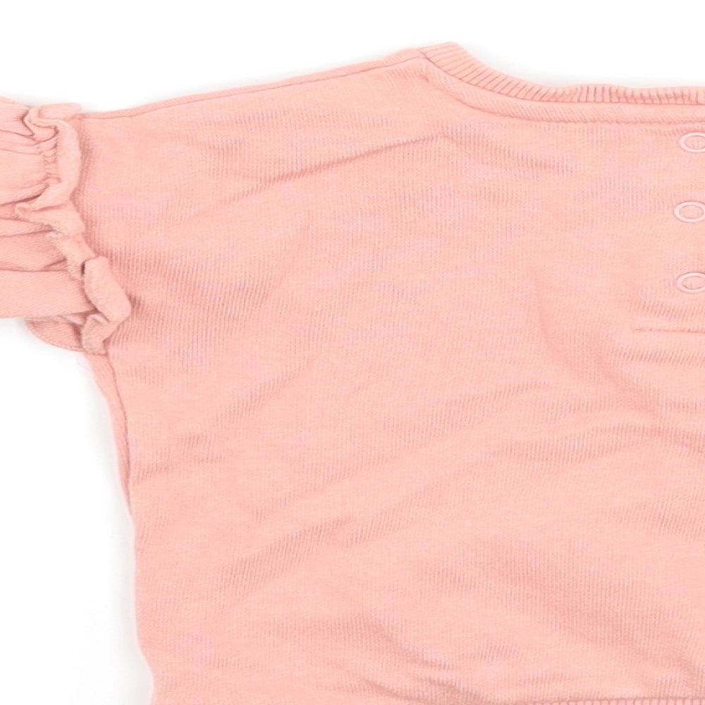 George Girls Pink   Pullover Jumper Size 0-3 Months  - Disney Mickey Mouse