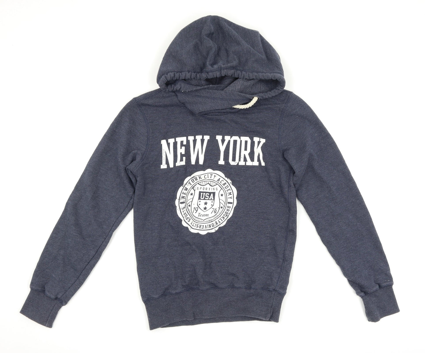 Mens UK Size XS Cedar Wood State Blue Pullover Hoodie
