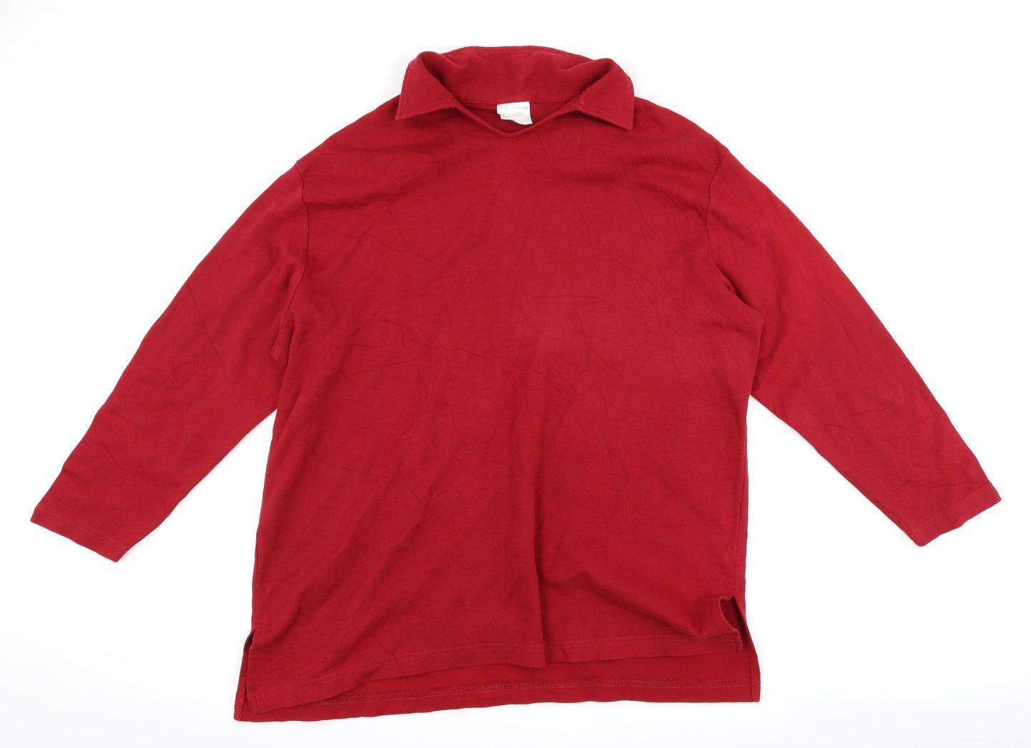 Classics Womens Red   Pullover Sweatshirt Size 20