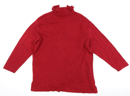 Classics Womens Red   Pullover Sweatshirt Size 20