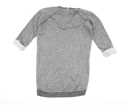 Next Womens Grey   Pullover Jumper Size 6