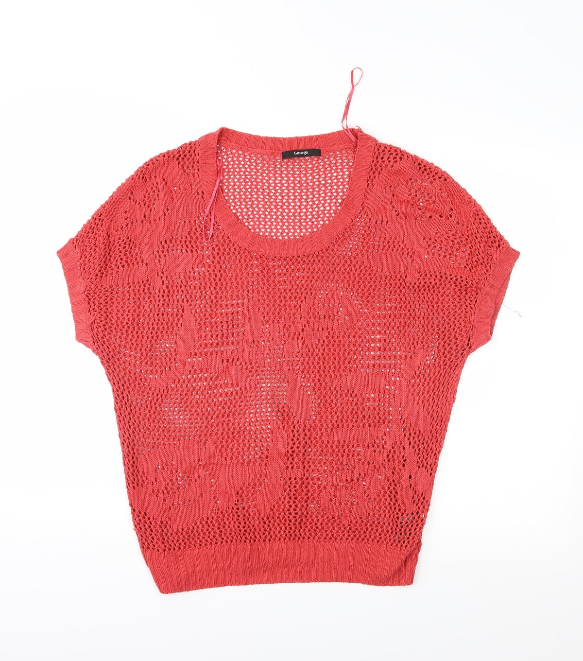 George Womens Red   Pullover Jumper Size 10