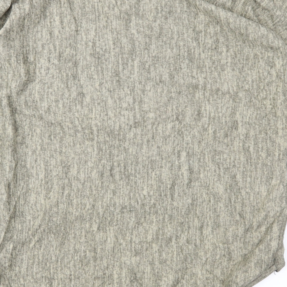 Krisp Womens Brown   Basic Blouse Size M