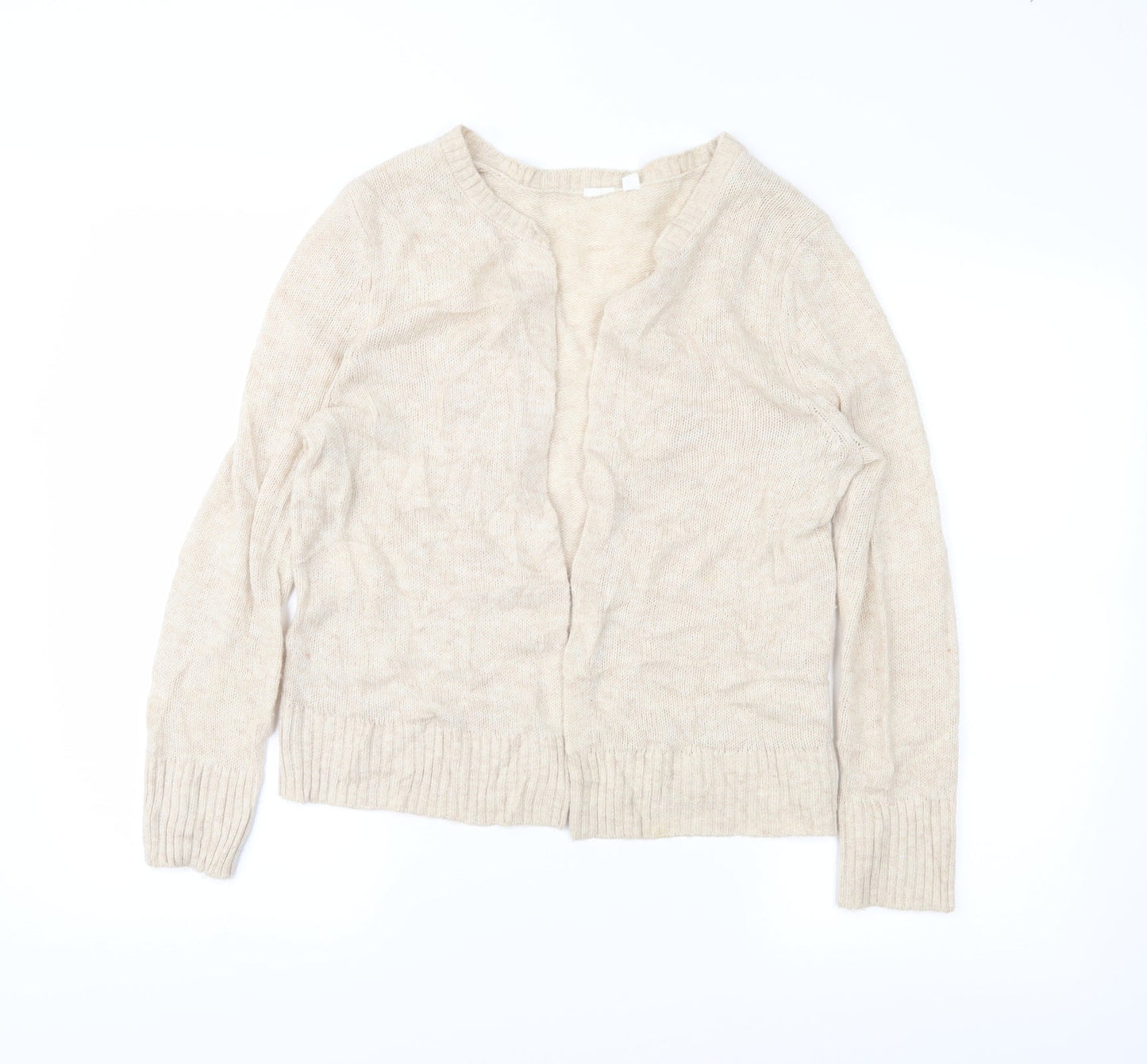 Preworn Womens Beige   Cardigan Jumper Size S