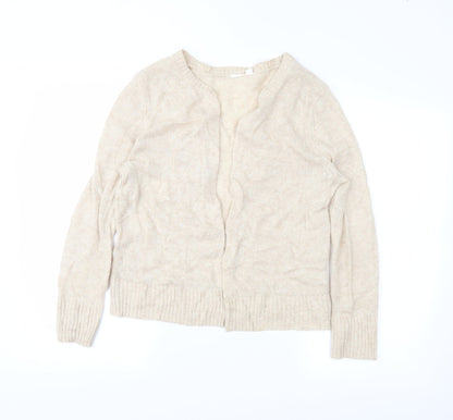 Preworn Womens Beige   Cardigan Jumper Size S