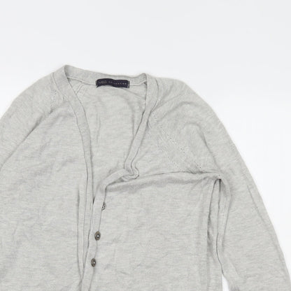 M&S Womens Grey   Cardigan Jumper Size 10