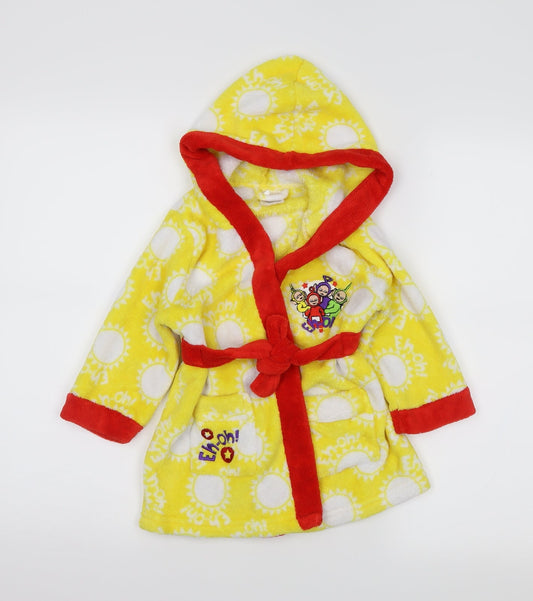 Preworn Baby Yellow Solid  Capri Robe Size 18-24 Months