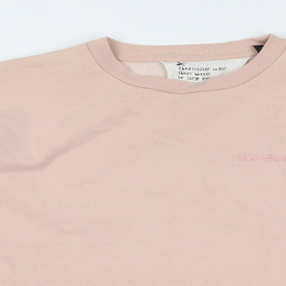 Topshop Womens Pink   Pullover Sweatshirt Size 14