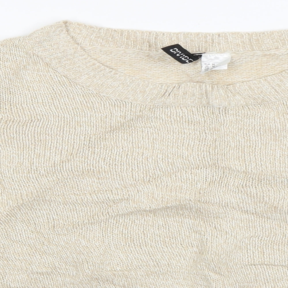 H&M Womens Beige   Pullover Jumper Size M