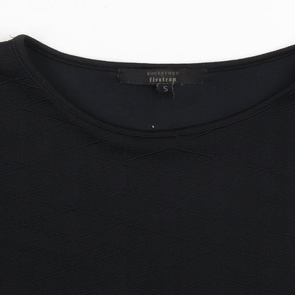 Firetra Womens Black   Basic T-Shirt Size S  - Cropped