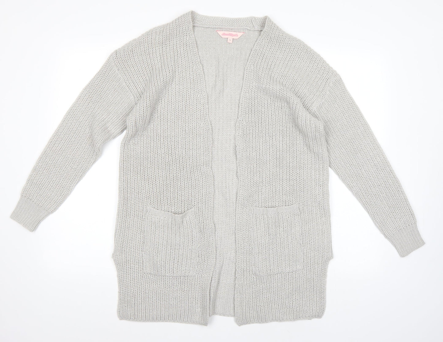 Board Angels Womens Grey   Cardigan Jumper Size 12