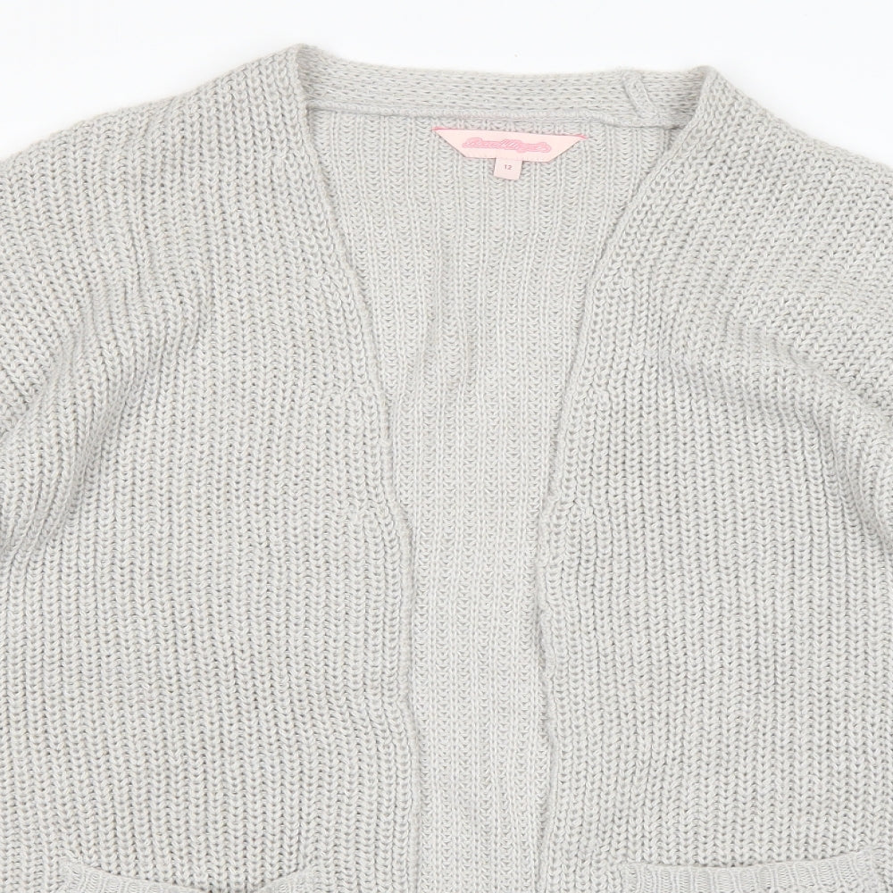 Board Angels Womens Grey   Cardigan Jumper Size 12