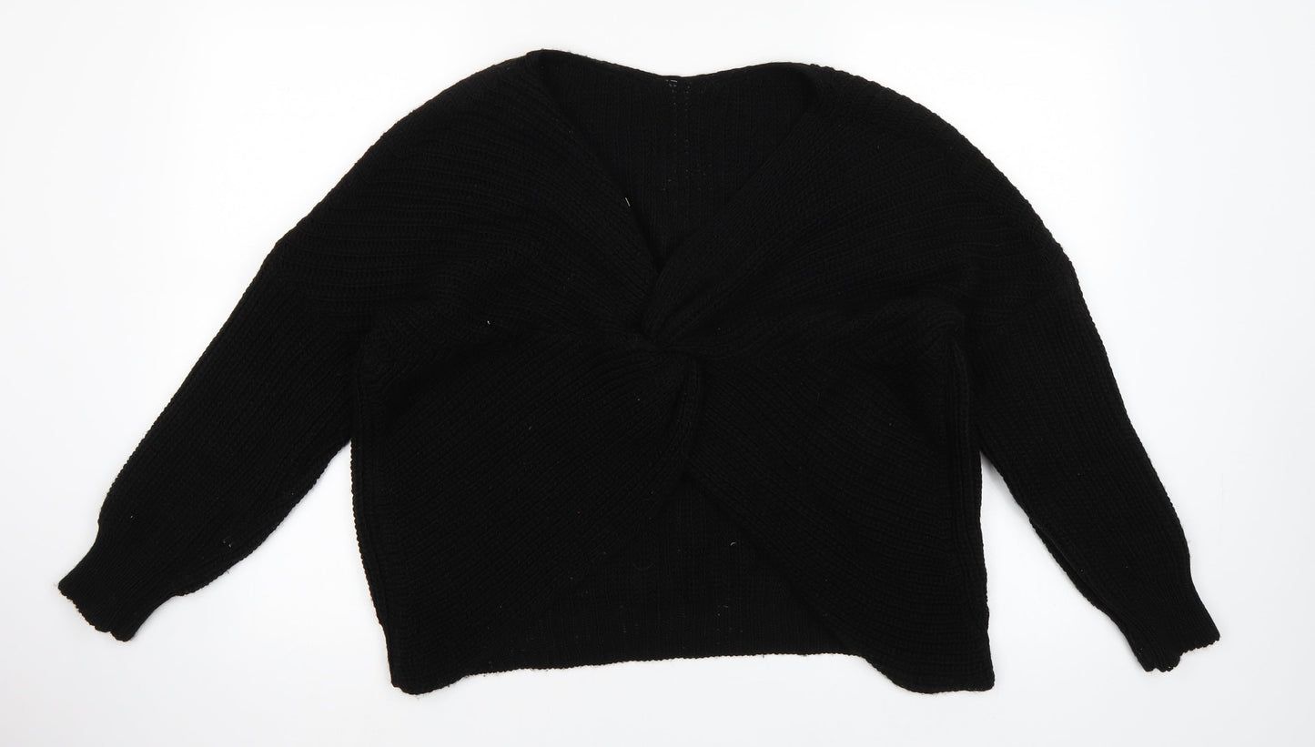 Preworn Womens Black   Pullover Jumper Size S