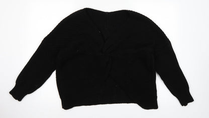 Preworn Womens Black   Pullover Jumper Size S